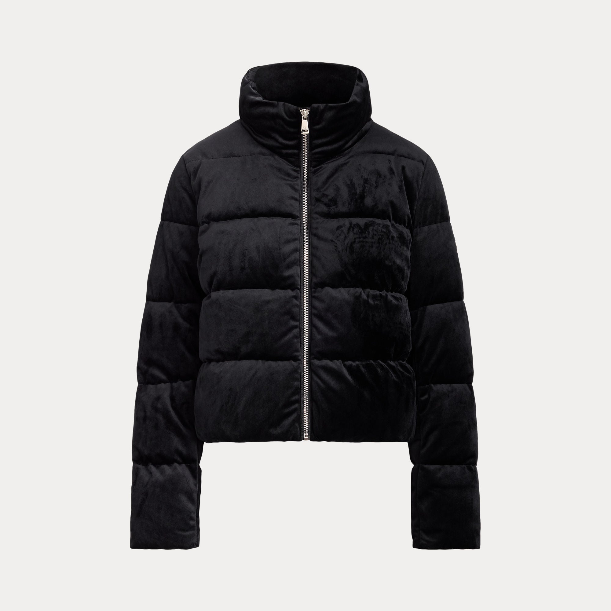 giubbino a collo alto in velluto 297-P23453 001 LAUREN RALPH LAUREN 