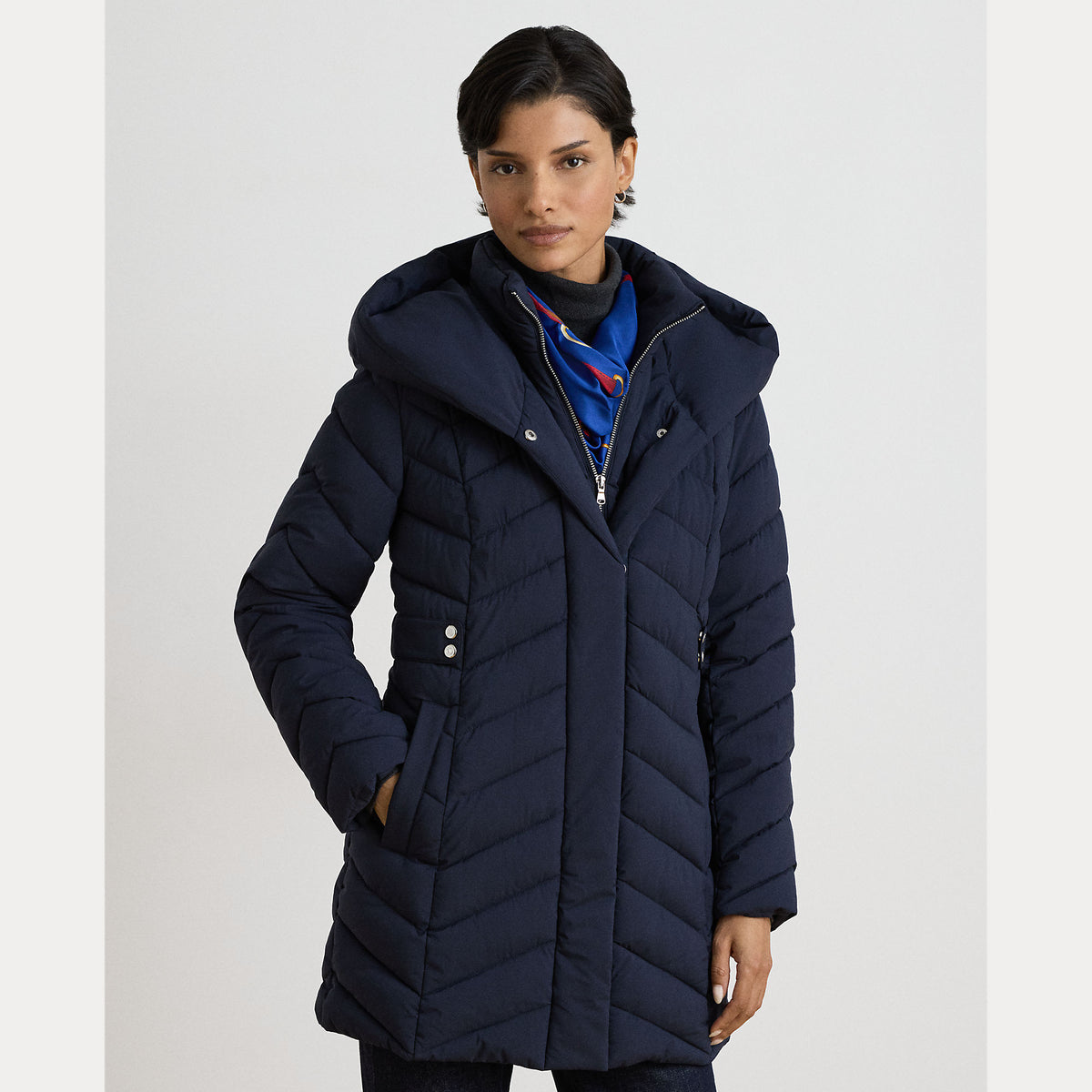 giacca trapuntata con cappuccio 297-P23465 001 LAUREN RALPH LAUREN 