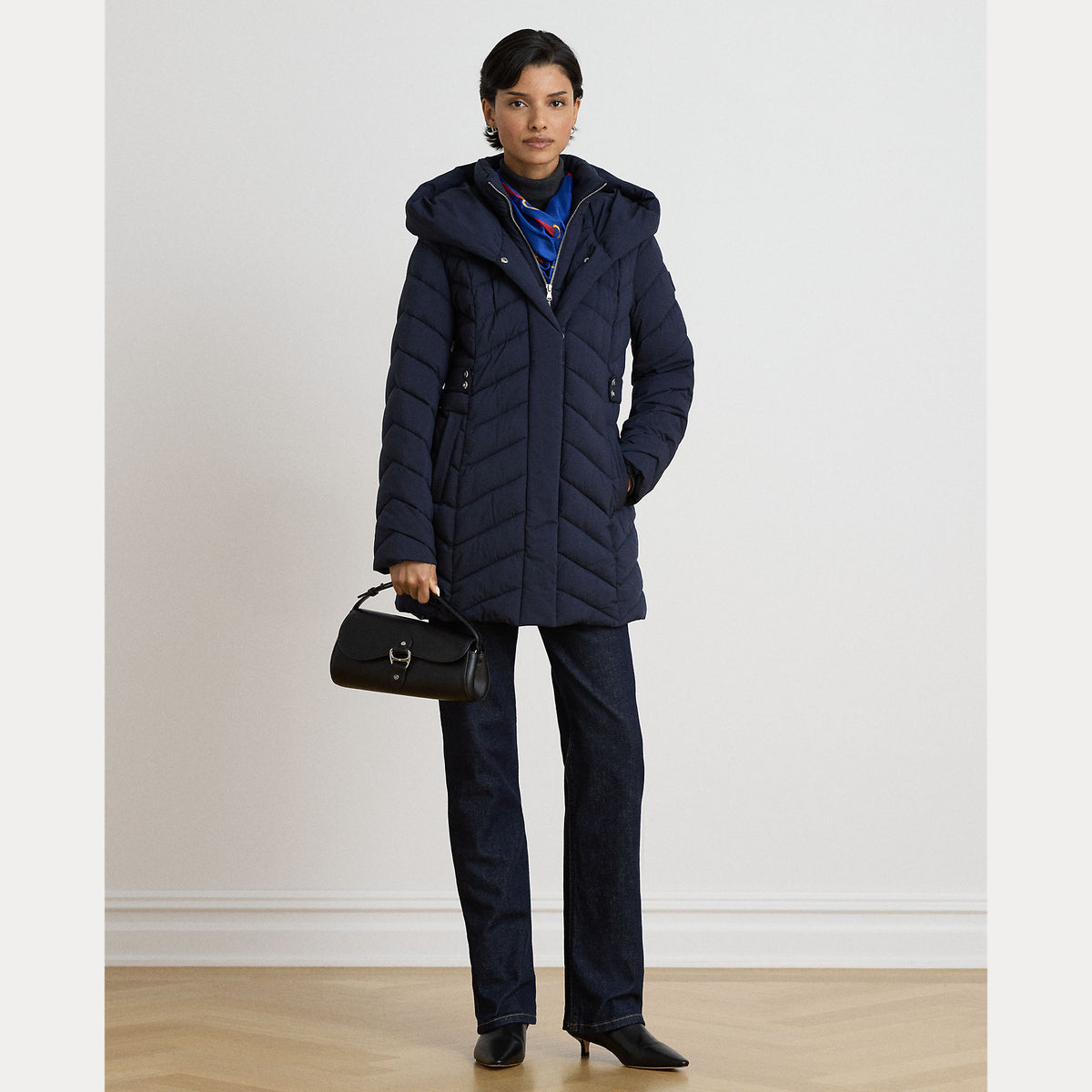 giacca trapuntata con cappuccio 297-P23465 001 LAUREN RALPH LAUREN 