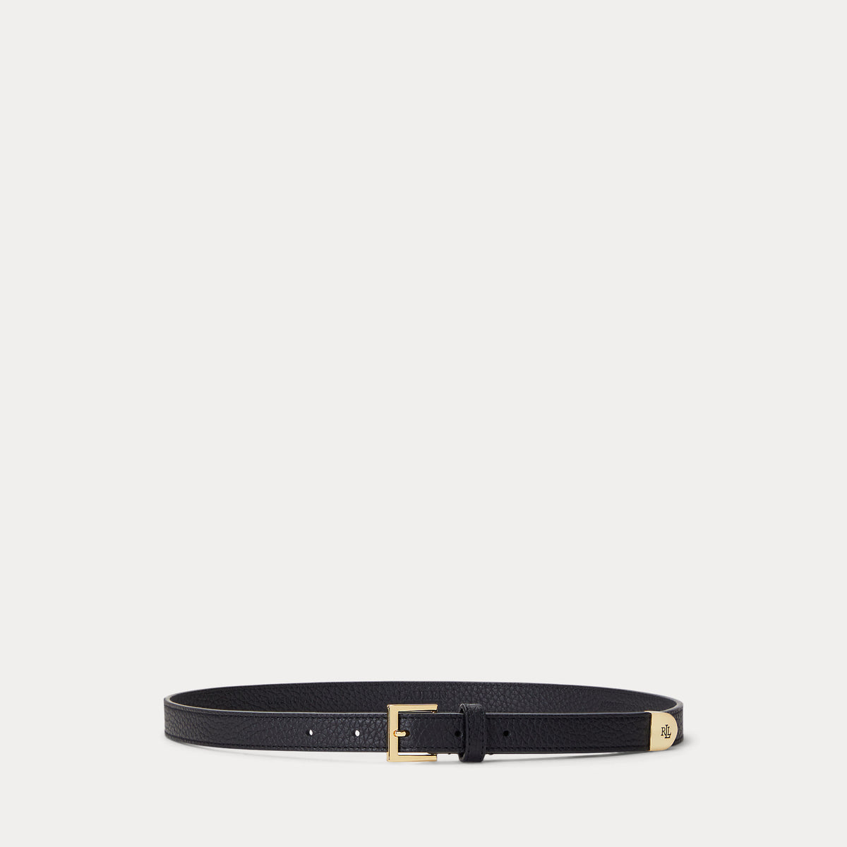cintura sottile in pelle groffata 412-912036 002 LAUREN RALPH LAUREN 