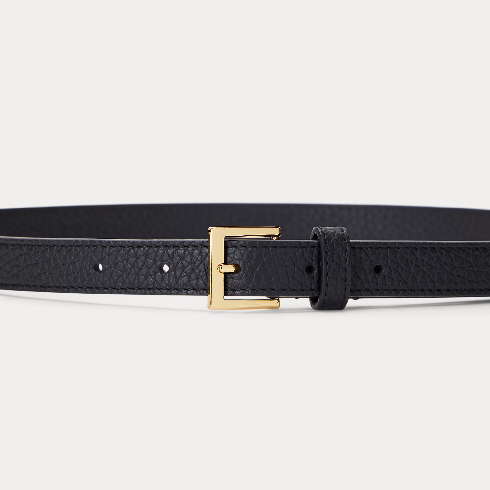 cintura sottile in pelle groffata 412-912036 002 LAUREN RALPH LAUREN 
