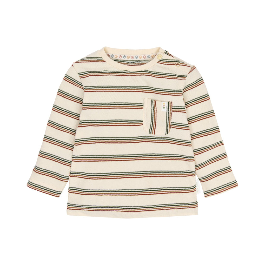 MAGLIA CON TASCHINO CL2609110 SAFARI STRIPE LITTLE DUTCH 