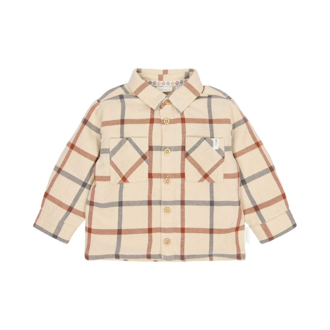 CAMICIA FLANELLA CON TASCHE CL2609161 SAFARI CHECK LITTLE DUTCH 