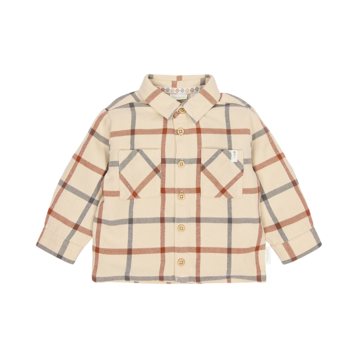 CAMICIA FLANELLA CON TASCHE CL2609161 SAFARI CHECK LITTLE DUTCH 