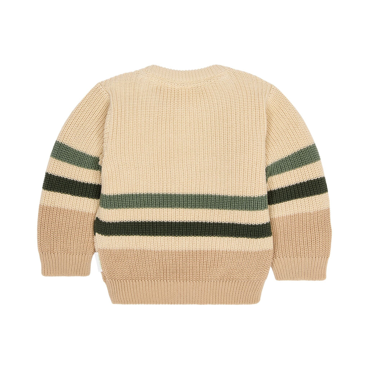 MAGLIONE A RIGHE CL2609211 WARM TAUPE LITTLE DUTCH 