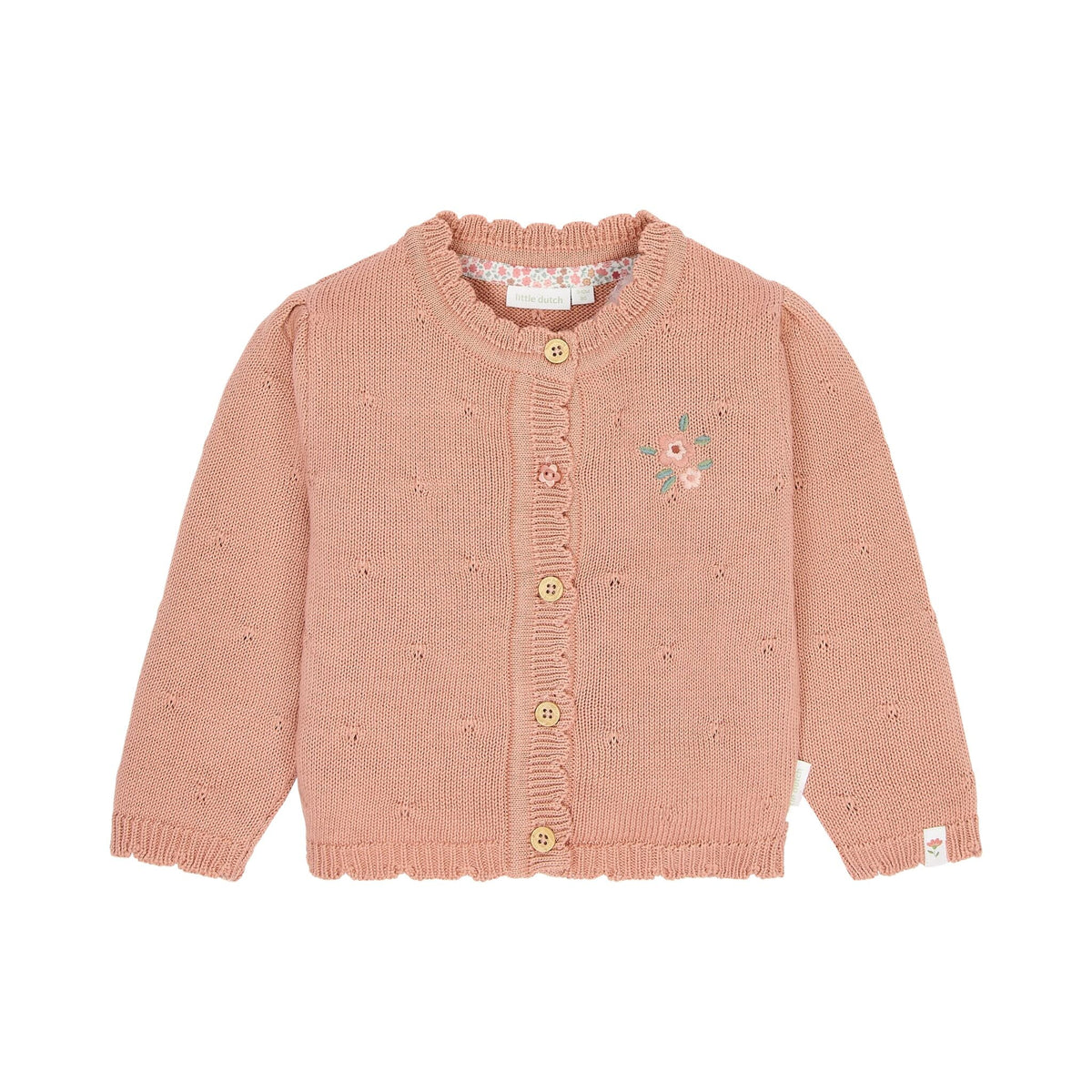 CAPPOTTINO TEDDY CL2609250 DEEP PINK LITTLE DUTCH 