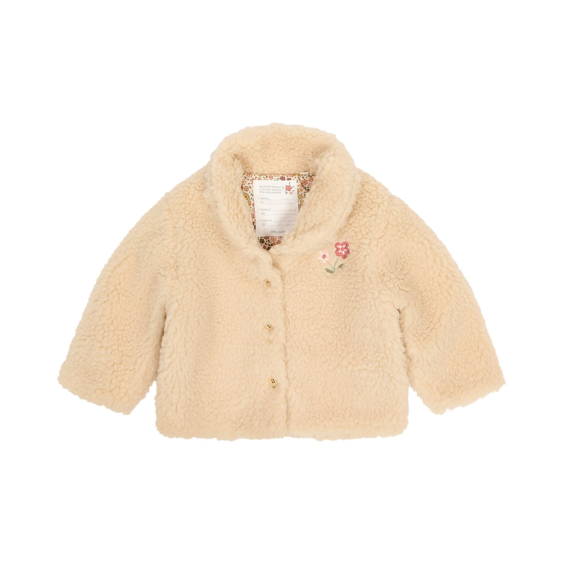 CAPPOTTINO TEDDY CL2609250 VANILLA LITTLE DUTCH 