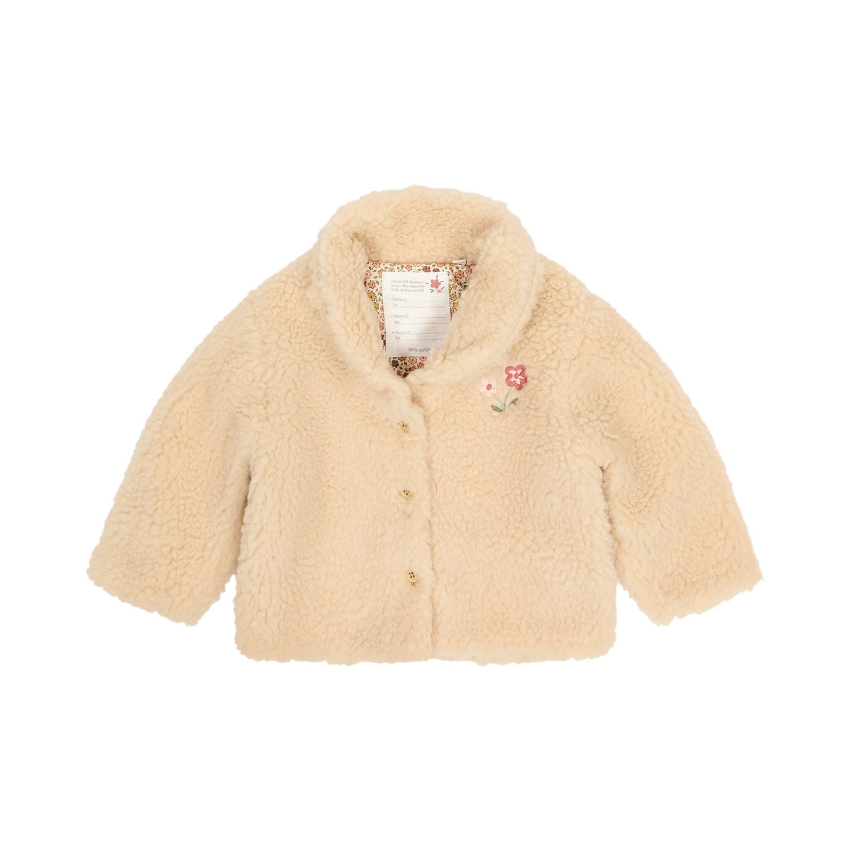 CAPPOTTINO TEDDY CL2609250 VANILLA LITTLE DUTCH 