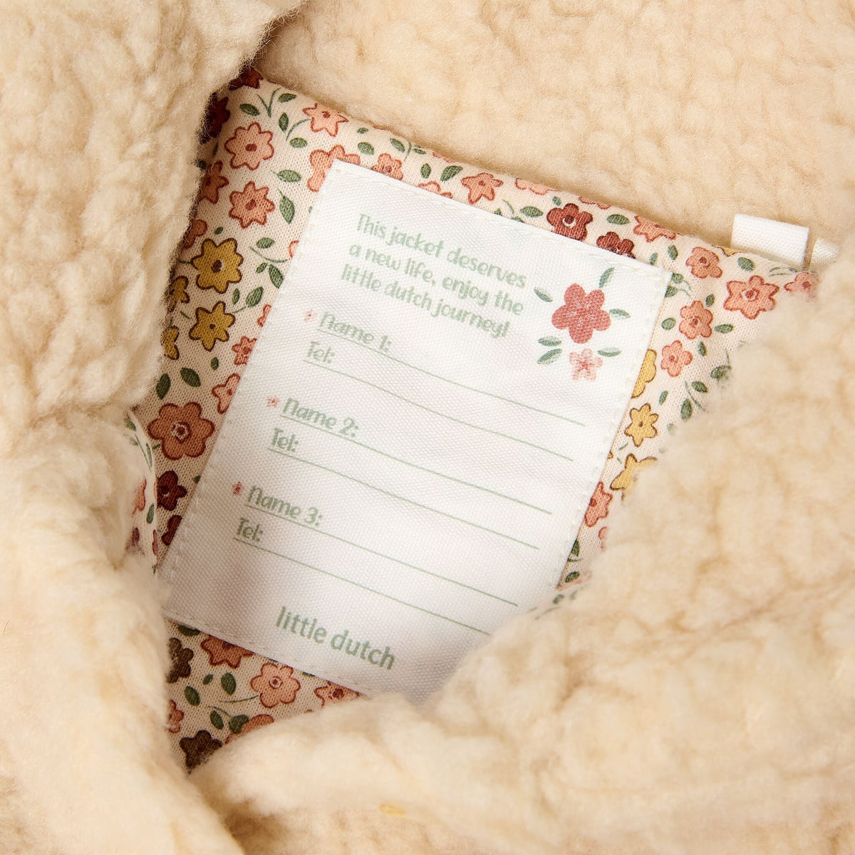 CAPPOTTINO TEDDY CL2609250 VANILLA LITTLE DUTCH 