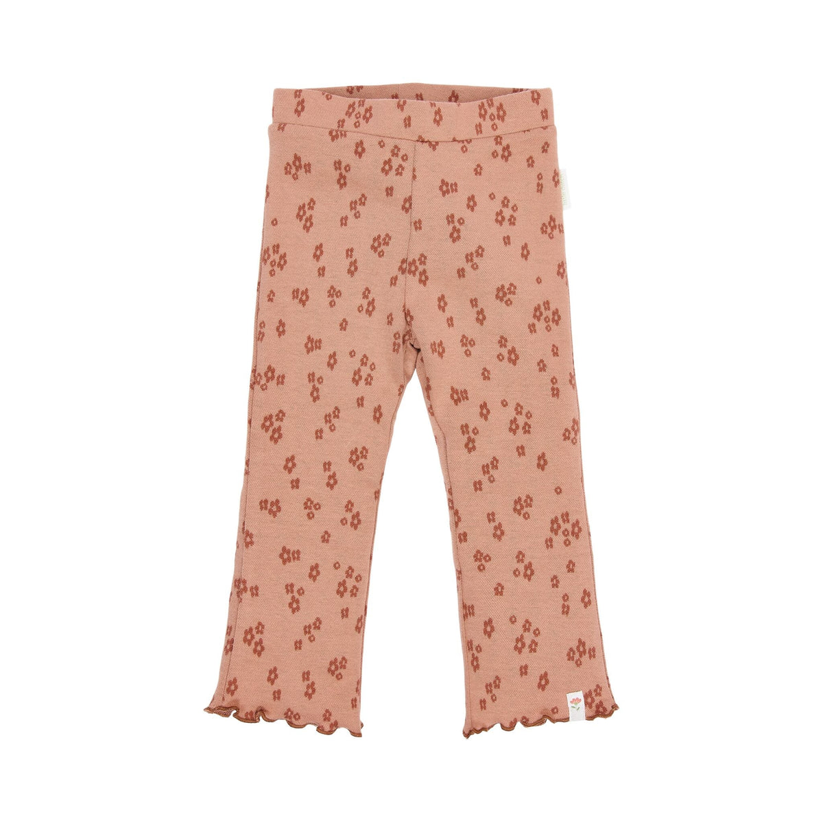 PANTALONE MORBIDO FLARED CL2609300 SAFARI BLOOM LITTLE DUTCH 