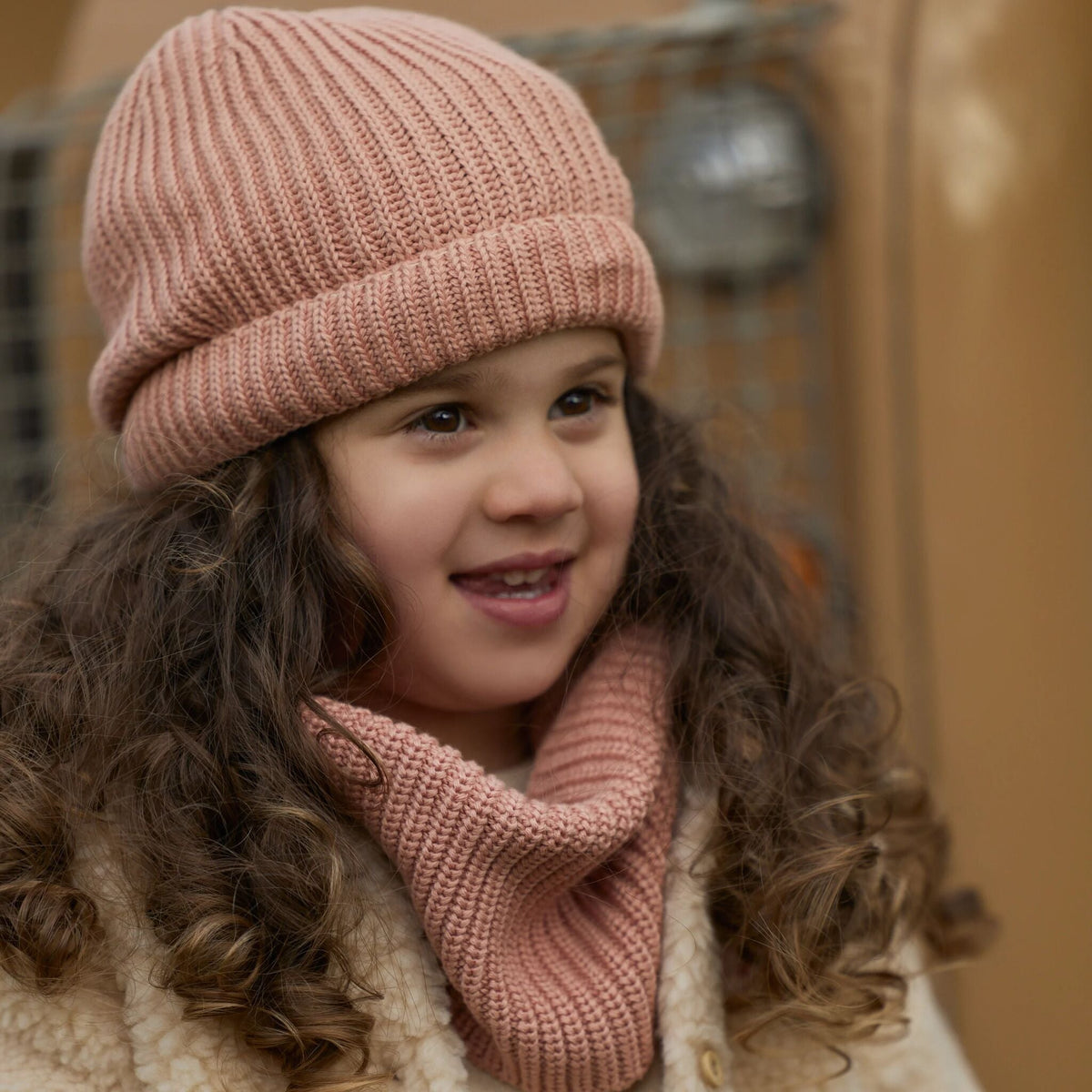 SCALDACOLLO IN MAGLIA CL26099010 DEEP PINK LITTLE DUTCH 