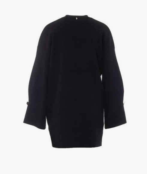 cardigan con bottoni gioiello CF6091MS99E 22222 LIU JO BLACK 