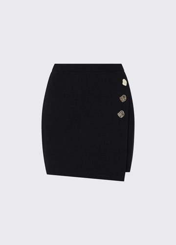 minigonna in maglia CF6185MS99E 22222 LIU JO BLACK 
