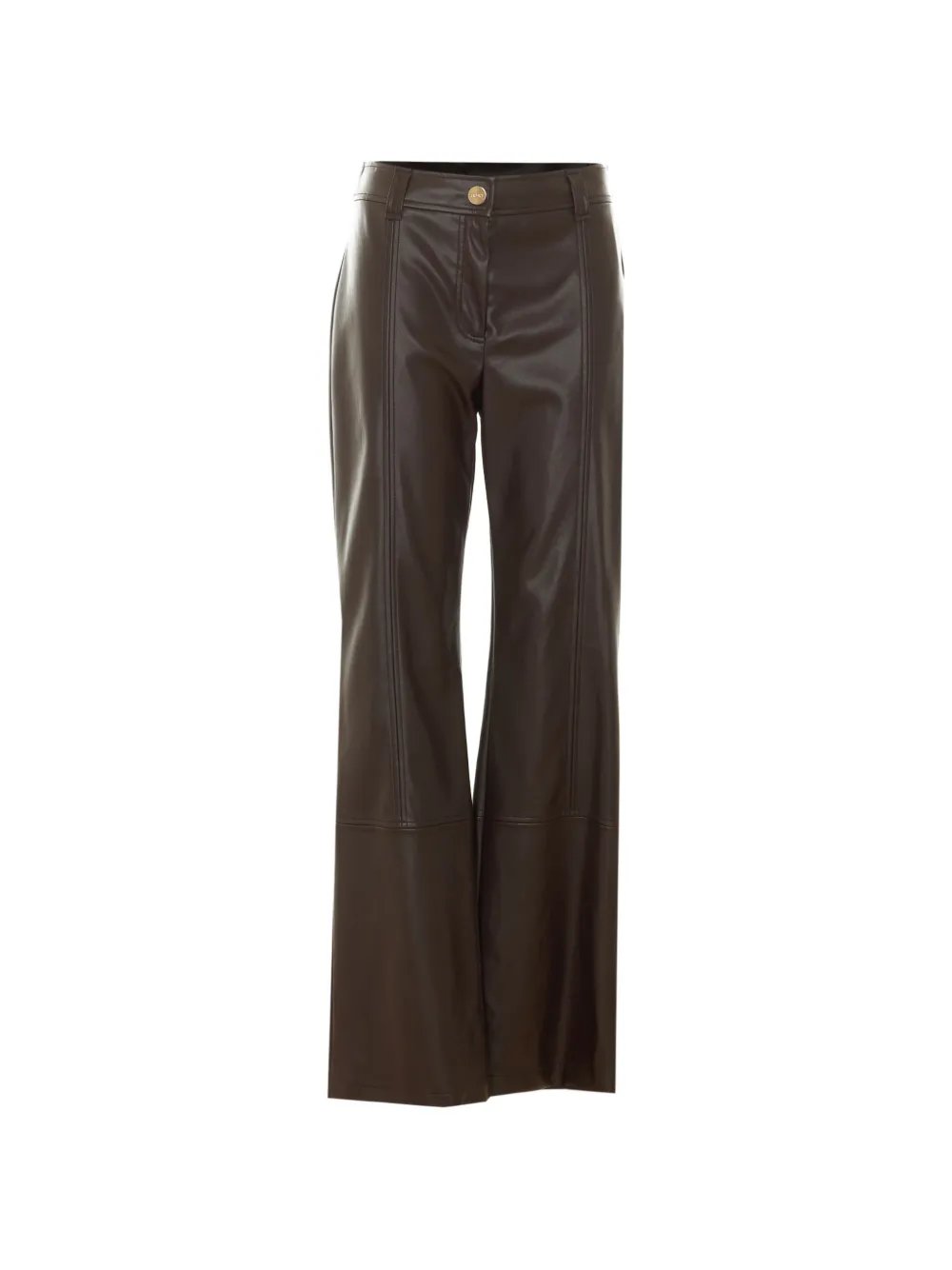 pantalone in tessuto spalmato CF6280E0624 X0807 LIU JO BLACK 
