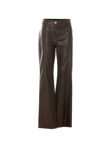 pantalone in tessuto spalmato CF6280E0624 X0807 LIU JO BLACK 