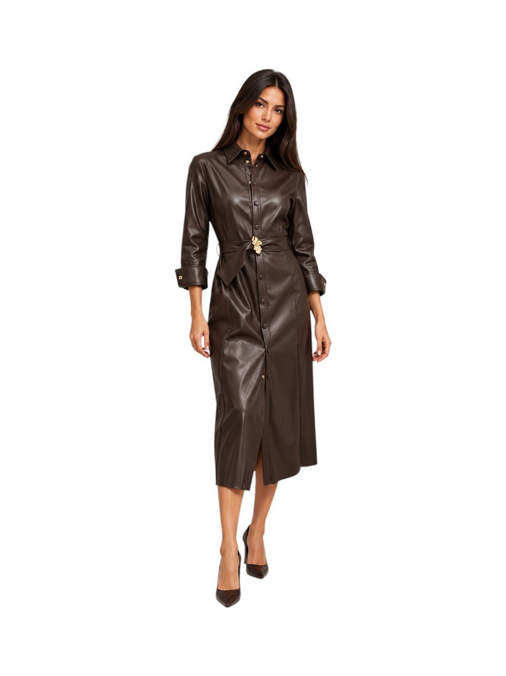 abito in tessuto spalmato CF6296E0624 X0807 LIU JO BLACK 