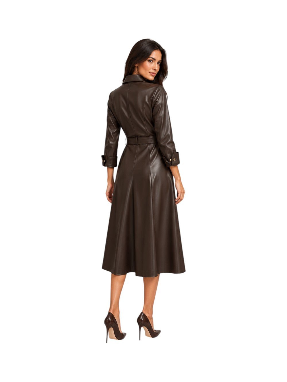 abito in tessuto spalmato CF6296E0624 X0807 LIU JO BLACK 