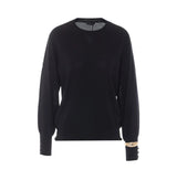 LIU JO BLACK maglione con dettaglio al polso Nero