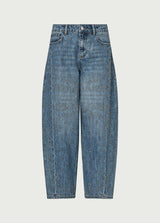 LIU JO CAPSULE GIGI HADID jeans balloon con strass Denim