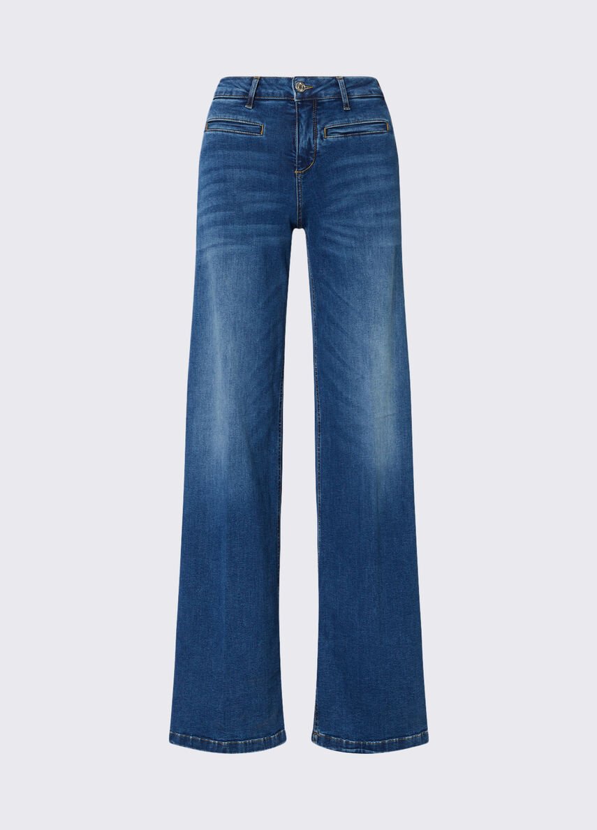 jeans flare stonewash UF6069DS004 78263 LIU JO DENIM 