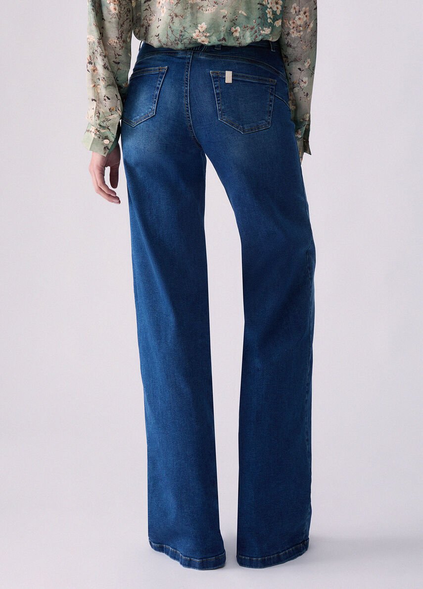 jeans flare stonewash UF6069DS004 78263 LIU JO DENIM 