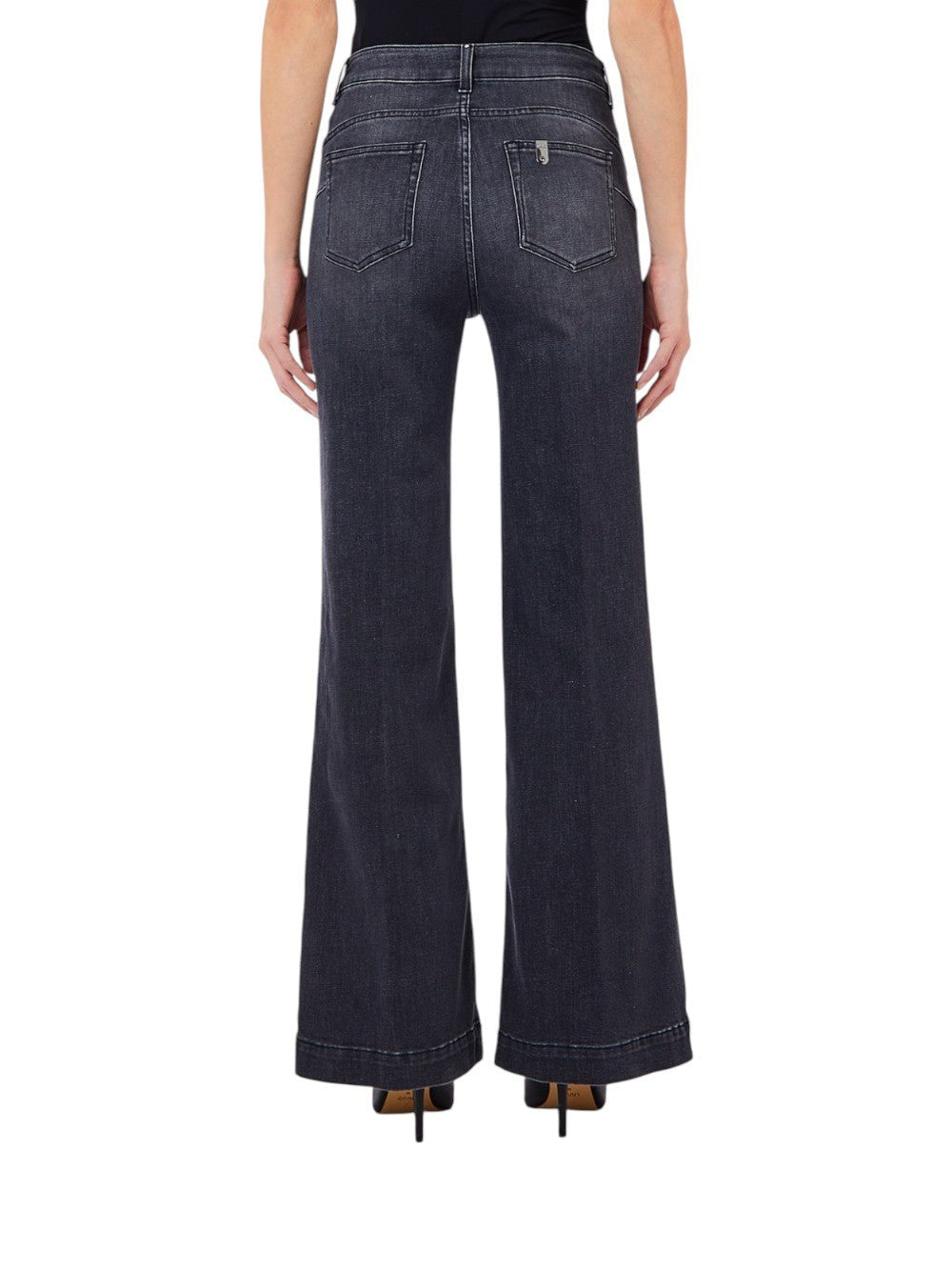 jeans flare button UF6093D0375 87516 LIU JO DENIM 