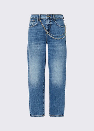 jeans boy con strappi UF6157D4854 79116 LIU JO DENIM 