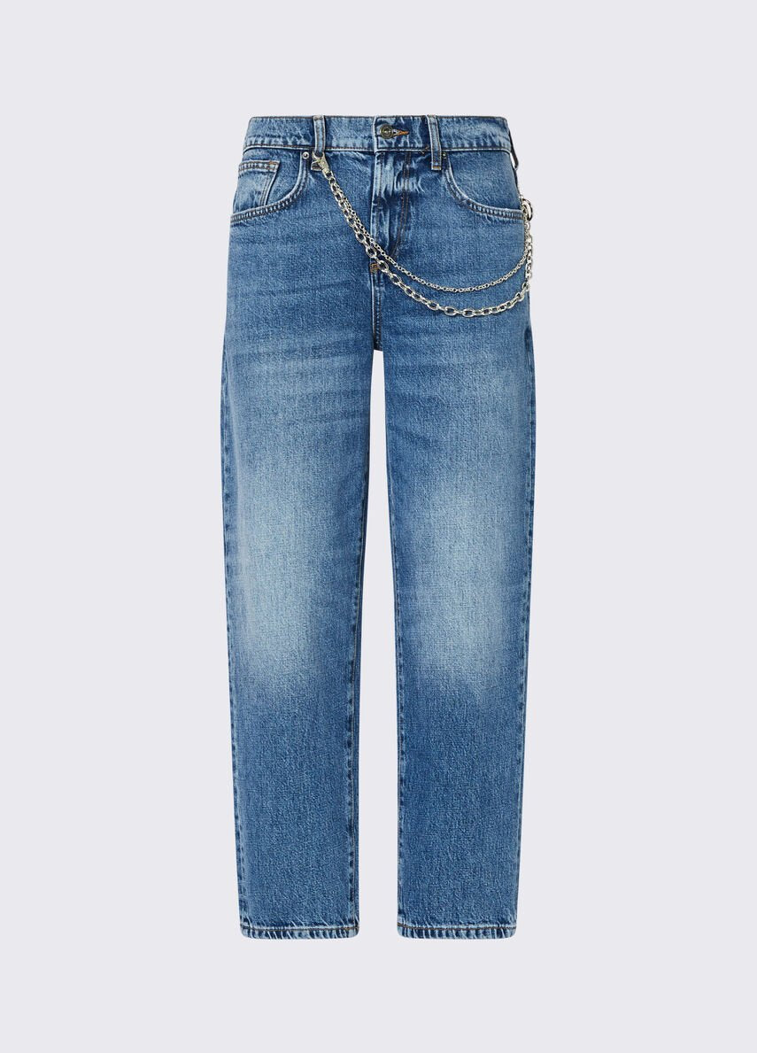 jeans boy con strappi UF6157D4854 79116 LIU JO DENIM 