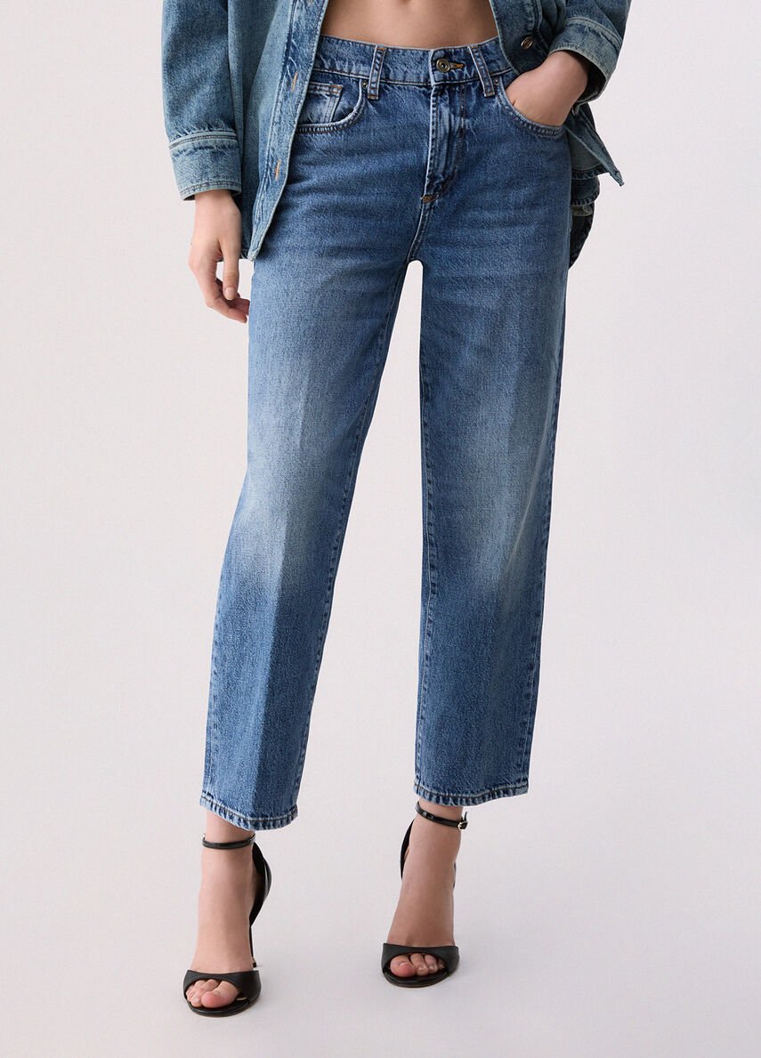 jeans boy con strappi UF6157D4854 79116 LIU JO DENIM 
