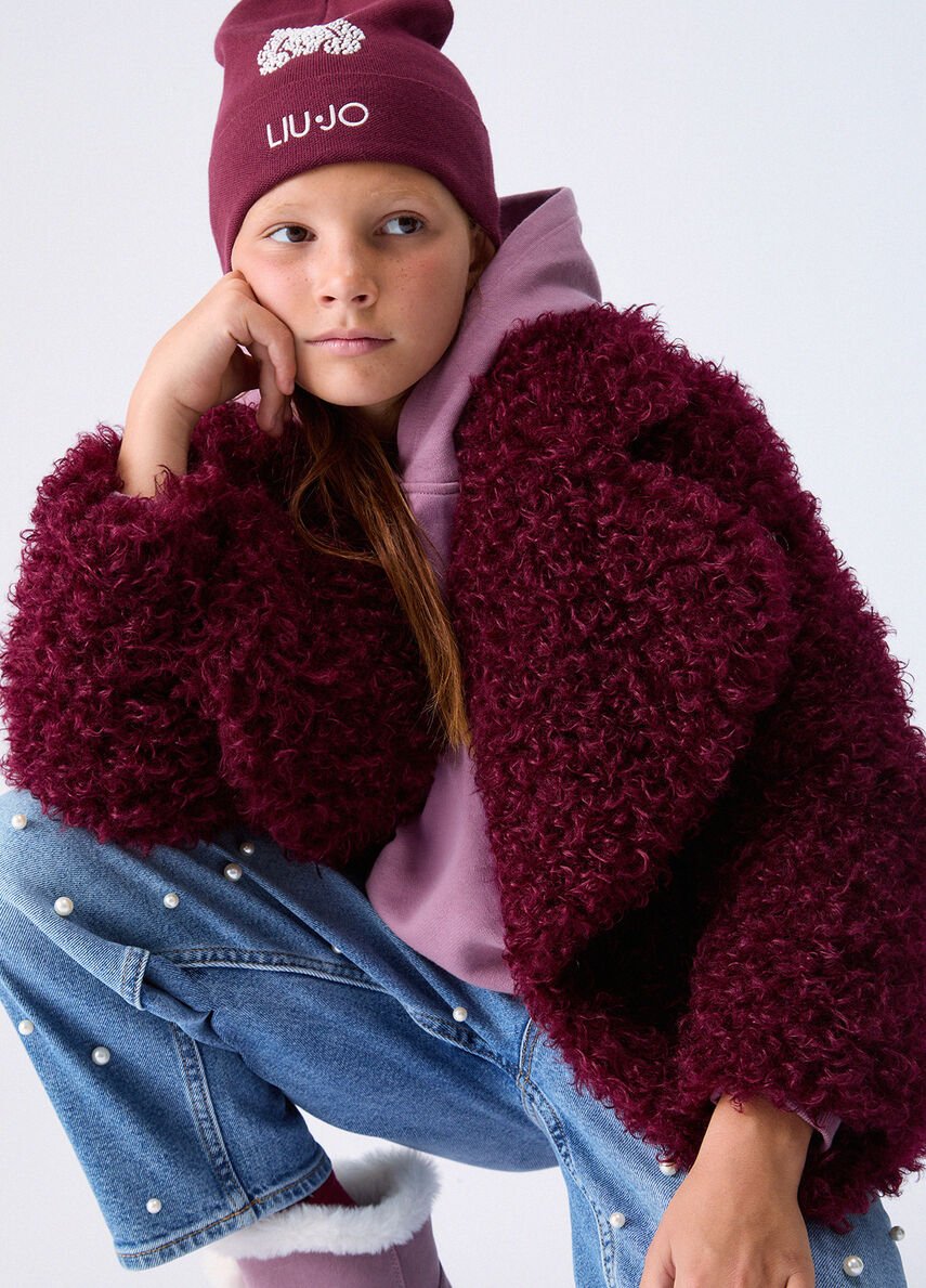 cappotto teddy GF6002E1132 X0189 LIU JO JUNIOR 