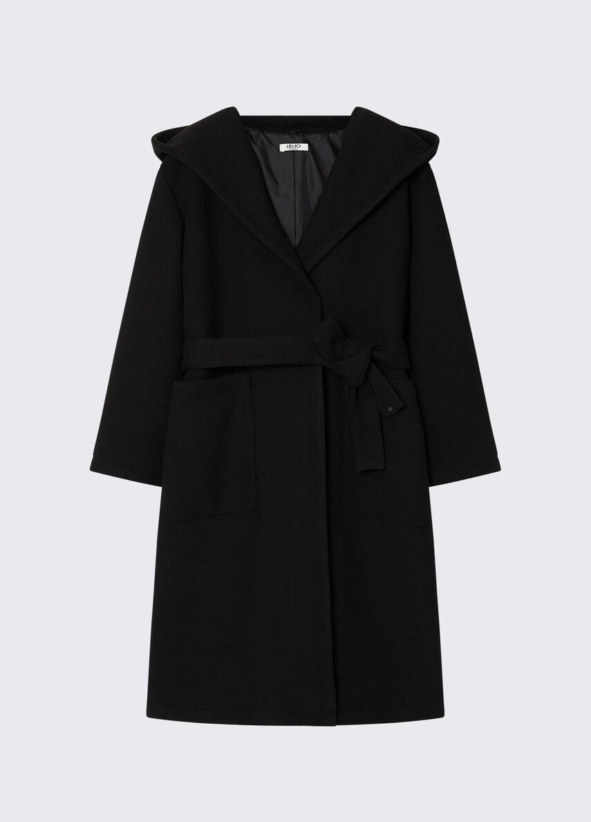 cappotto lungo con cappuccio GF6007T686A 22222 LIU JO JUNIOR 