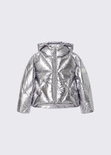 LIU JO JUNIOR giubbino silver imbottito Argento