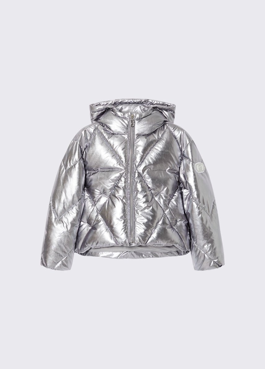 giubbino silver imbottito GF6009T687A A7819 LIU JO JUNIOR 