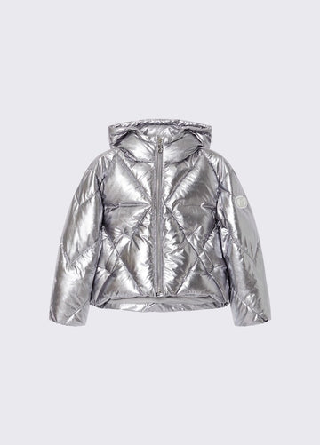 giubbino silver imbottito GF6009T687A A7819 LIU JO JUNIOR 