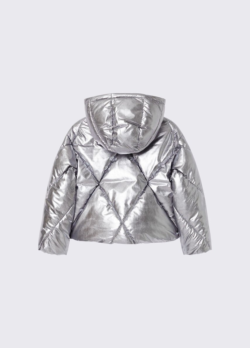 giubbino silver imbottito GF6009T687A A7819 LIU JO JUNIOR 