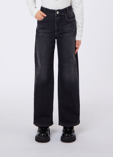 jeans in denim baggy GF6036DS615 87031 LIU JO JUNIOR 