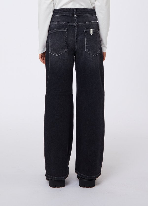 jeans in denim baggy GF6036DS615 87031 LIU JO JUNIOR 