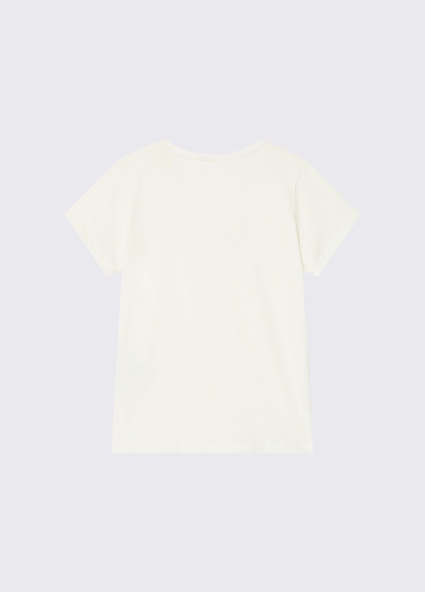 t-shirt con logo GF6040JS923 10602 LIU JO JUNIOR 