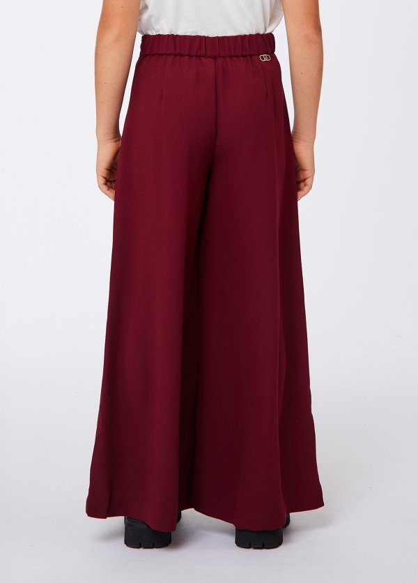 pantalone extra wide leg GF6051T742A X0189 LIU JO JUNIOR 