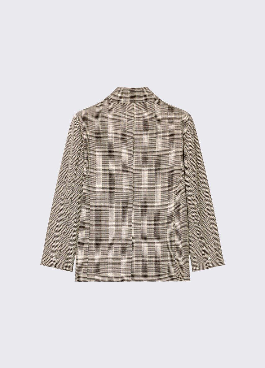 giacca in principe di galles GF6058T674A R9348 LIU JO JUNIOR 