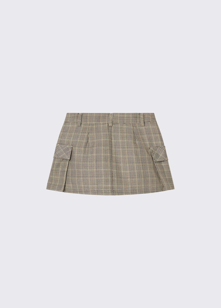 minigonna in principe di galles GF6059T674A R9348 LIU JO JUNIOR 