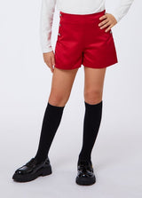 LIU JO JUNIOR shorts con bottoni Rosso