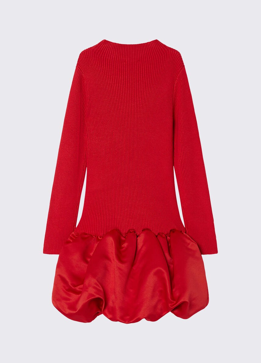 abito corto in maglia GF6112MS49I X0402 LIU JO JUNIOR 
