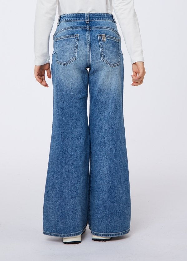 jeans betty con strappi GF6121D5071 77208 LIU JO JUNIOR 