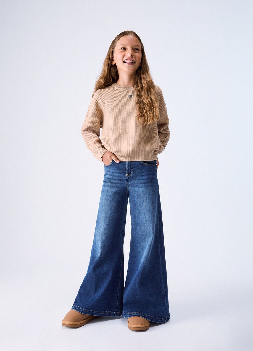 jeans wide leg GF6122DS615 78368 LIU JO JUNIOR 