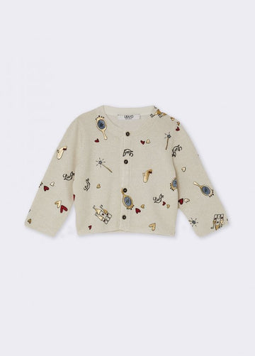 maglione all over princess HF6067MA07E DDX08 LIU JO JUNIOR 