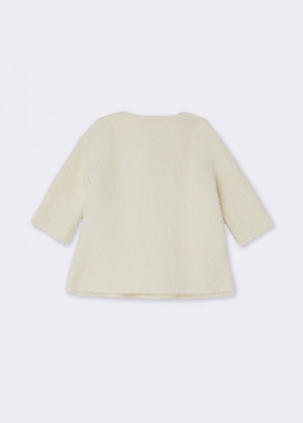 cappotto in maglia con fiocchi HF6078MA94O 10602 LIU JO JUNIOR 