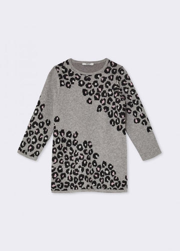 abito in maglia animalier KF6045MA07E R9154 LIU JO JUNIOR 