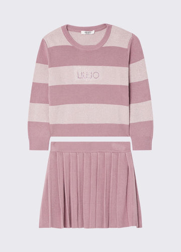 completo in maglia KF6056MS49I DDX07 LIU JO JUNIOR 