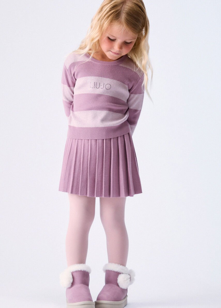completo in maglia KF6056MS49I DDX07 LIU JO JUNIOR 
